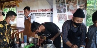 Kembangkan Potensi Kopi Robusta Desa Kare, DPMD Jatim Gelar Pelatihan Barista
