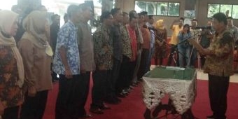 31 Bakal Calon PAW Kades di Nganjuk Bacakan Deklarasi Damai