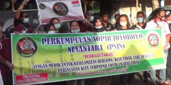 Paguyuban Sopir di Kediri Dukung Warga Tidak Mudik