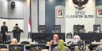 DPRD Blitar Gelar Paripurna Jawaban Bupati atas Pandangan Fraksi Raperda APBD 2026