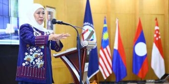 Di Makassar, Gubernur Khofifah Tekankan Pentingnya Jaga Kondusivitas Iklim Investasi