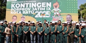 Wali Kota Batu Lepas 535 Atlet Menuju Porprov IX Jatim 2025