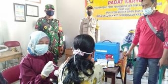 Antisipasi Sebaran Covid-19, Polres Nganjuk Gelar Percepatan Vaksinasi untuk Lansia