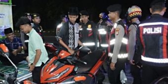 Patroli Ramadhan, Polres Bangkalan Amankan 12 Motor yang Terlibat Aksi Balap Liar