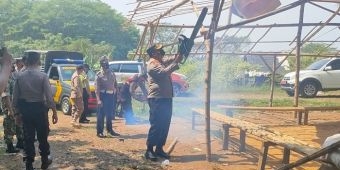 Berantas Penyakit Masyarakat, ​Polres Mojokerto Bongkar Tempat Judi Sabung Ayam di Ngoro