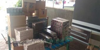 Bea Cukai Sita Rokok Ilegal Bernilai Hampir 100 Juta di Pinggiran Blitar