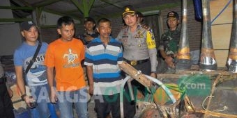 Polres Bojonegoro Gerebek Pabrik Arak di Gayam, Dua Pelaku dan 24 Ton Miras Diamankan