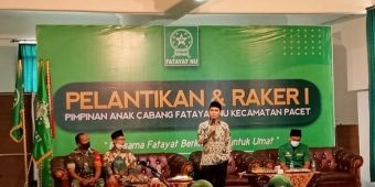 Gus Barra Hadiri Pelantikan dan Raker PAC Fatayat NU Pacet