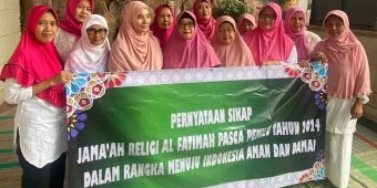 Jamaah Religi Al Fatimah dan Zahrotul Jannah Surabaya Minta Semua Pihak Sebarkan Pesan Damai