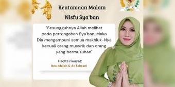 Ning Lia Ajak Umat Islam Jadikan Nisfu Sya’ban Momentum Persiapan Sambut Ramadhan