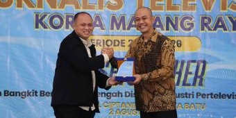Kapolres Batu Terima Penghargaan dari IJTI Malang Raya