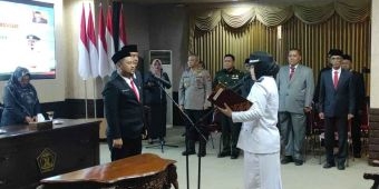 Bupati Gresik Lantik PAW Kades Belahanrejo