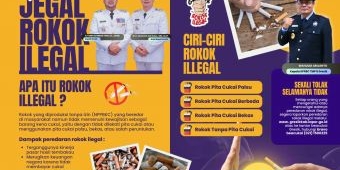 Bupati dan Wabup Gresik Ajak Masyarakat Jegal Peredaran Rokok Ilegal