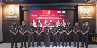 Kajari Kabupaten Kediri Lantik Pejabat Baru