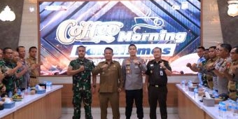 Perkuat Sinergitas dengan Forkopimda, Polres Madiun Gelar Coffe Morning