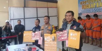 Polresta Sidoarjo Ringkus 9 Pengedar Narkoba, Total Barang Bukti Senilai Rp1 Miliar