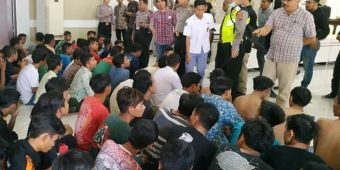 Diduga Mau Ikut Demo ke Surabaya, Ratusan Pelajar di Sidoarjo Diamankan Polisi