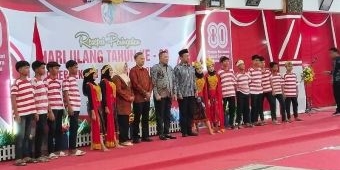 Di Malam Resepsi HUT RI Ke-80, Bupati dan Wabup Sampang Apresiasi Paskibra yang Bertugas