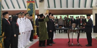 447 Pejabat Pemkab Malang Dilantik, Sejumlah Camat dan Kepala Dinas Berganti