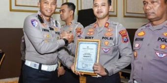 Satlantas Polres Sumenep Raih Penghargaan dari Polda Jatim