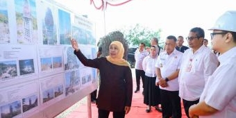 Tinjau Pembangunan MPRP, Gubernur Khofifah Apresiasi Budayawan Pejuang Peradaban