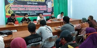 Berantas Peredaran Rokok Ilegal, Disperindag Nganjuk Gencarkan Sosialisasi