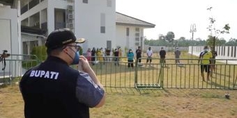 Tinjau Tempat Isolasi Terpadu di Gedung SKB Kediri, Mas Dhito Akan Siapkan 2 Rumah Sakit Darurat