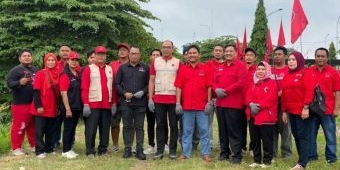 Peringati HUT ke-79 Megawati, PDIP Gresik Tanam Pohon dan Lepas Burung