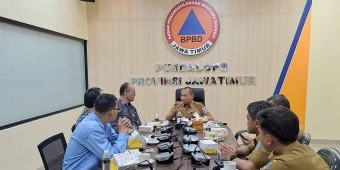 Konjen Jepang Kunjungi BPBD Jatim, Bahas Potensi Bencana dan Edukasi Kebencanaan