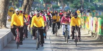 Jalur Sepeda Wisata Kota Madiun Baru Mencapai 80 Persen