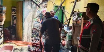 Kebakaran Gegerkan Warga Sekitar Pasar Sukodono