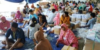 Inilah Upah Pekerja Pelipat dan Sortir Surat Suara Pemilu 2019 di Pamekasan