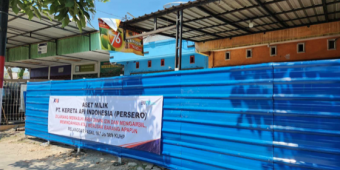 PT KAI Daop 8 Lakukan Penertiban Pengamanan Aset Lahan Ruko di Bojonegoro