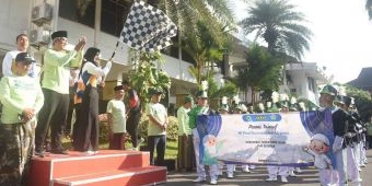 Peringati 1 Muharram 1447 H, Wali Kota dan Wakil Wali Kota Kediri Lepas Pawai Ta’aruf