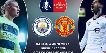 Prediksi Manchester City vs Manchester United: The Citizens Bidik Treble Winner