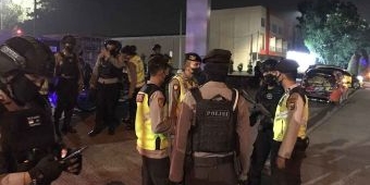 Tim Gabungan TNI-Polri Gelar Patroli Kamtibmas di Sidoarjo