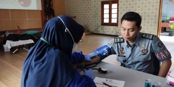 Peringati HBP ke-60 dan Peduli Sesama, Rutan Magetan Gelar Donor Darah