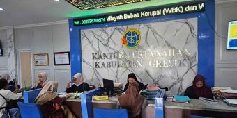 Tuntaskan Ribuan Layanan Pertanahan, Kantah Gresik Torehkan Nilai Kinerja 99,90 Persen