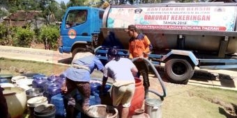 Dampak Kekeringan, Permintaan Dropping Air Bersih ke BPBD Blitar Meningkat