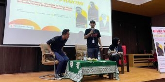 Wartawan Forwas Berbagi Pengalaman dengan Mahasiswa Umsida