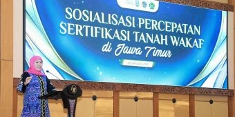 Gubernur Khofifah Tegaskan Percepatan Sertifikasi Tanah Wakaf di Jawa Timur