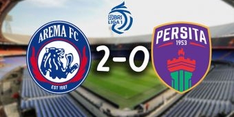 Hasil BRI Liga 1 Arema FC vs Persita Tangerang: Singo Edan Terkam Pendekar Cisadane