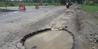 Jalur Minyak Bojonegoro Rusak Berat, Pemudik Harus Hati-hati