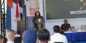 Sosialisasi Gempur Rokok Ilegal, Pj Wali Kota Kediri Yakin Karang Taruna Jadi Jembatan Komunikasi