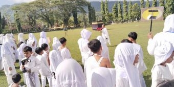 Manasik Haji 133 Santri Cilik di Tulungagung Satukan PAUD, TK dan SD