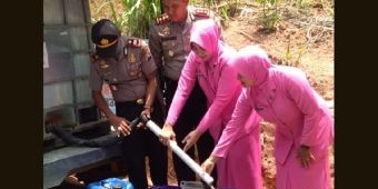 Polres Pacitan Gelar Baksospolmas Kirimkan Air Bersih