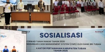 BRI Tuban Kenalkan CMS Qlola ke Kades, Dorong Sertifikasi Tanah Wakaf dan Transaksi Non-Tunai