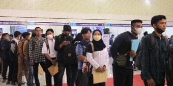 Sediakan 3.078 Lowongan Pekerjaan, Job Fair Jember 2022 Diserbu Ribuan Pencaker