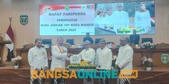 Rapat Paripurna Peringati HUT Kota Madiun ke-107, Ketua DPRD: Warga Harus Lebih Sejahtera