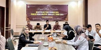 KPU Sidoarjo Gelar Rapat Pleno Terbuka Daftar Pemilih Berkelanjutan Triwulan 2 2025